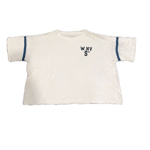 Ciaopanic Typy Short Sleeve Pocket T-shirt Medium W. NV Sdr Crop Top - Picture 1 of 6